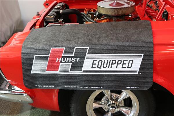 Hurst Equipped Logo Vehicle Fender Protective Cover - Click Image to Close
